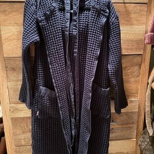 Onsen x Huckberry hooded waffle robe, small unisex